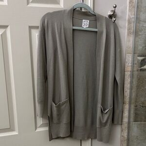 Hippie Rose Men's Taupe Cardigan Sweater